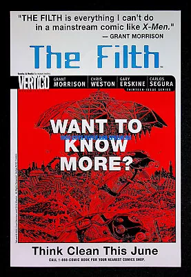 The Filth DC Vertigo Comics 2002 Trade Print Magazine Ad Poster ADVERT • $9.99