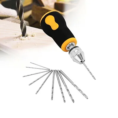 Portable Manual Electric Drill Set For Electronic Assembly And Model Building • £10.48