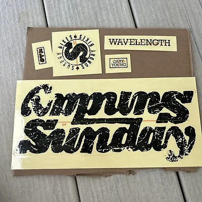 SUNDAY WAVELENGTH FRAME STICKER KIT GLOSSY Black • $15