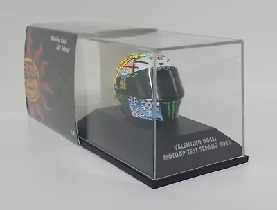 MINICHAMPS Valentino Rossi Model Diecast Helmet AGV Motogp Test Sepang 2016 • £28.15