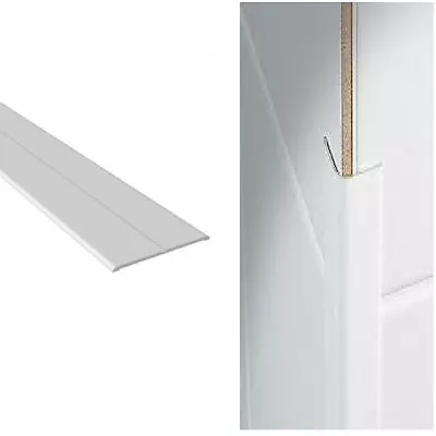 White UPVC Plastic Flexible Angle Trim 25mm X 25mm X 5 Metre Length  • £14.99