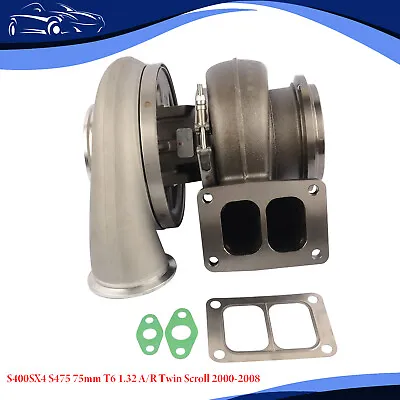 Turbo Charger 171702 S400SX4 S475 75mm T6 1.32 A/R Twin Scroll For DDC-MTU Truck • $288
