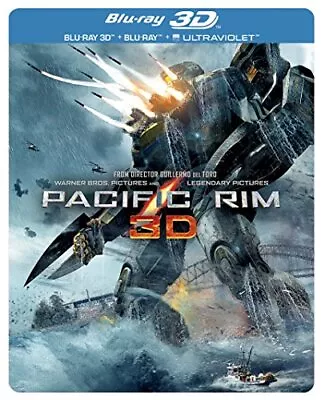 Pacific Rim - Limited Edition Steelbook [Blu-ray 3D + Blu-ray] [2... - DVD  BIVG • $27.97