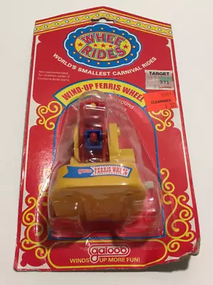 Vintage Galoob Whee Rides Wind-Up Ferris Wheel Carnival Toy 1981 New Old Stock • $12.97