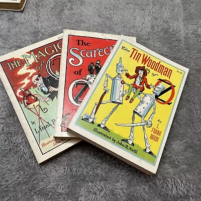 Vintage Wizard Of Oz Book Lot- 3 Total By L. Frank Baum • $19.99