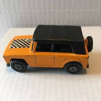 Matchbox 1969 Lesney Superfast Field Car Orange Body Black Interior Free Ship • $8