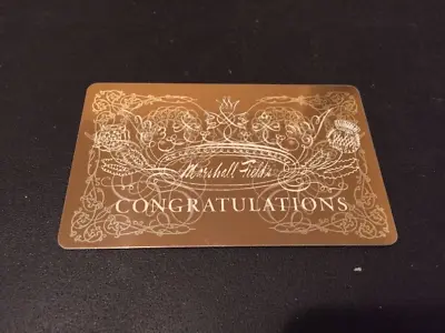 MARSHALL FIELD'S Congratulations Angels ( 2004 ) Foil Gift Card ( $0 ) • $4.50