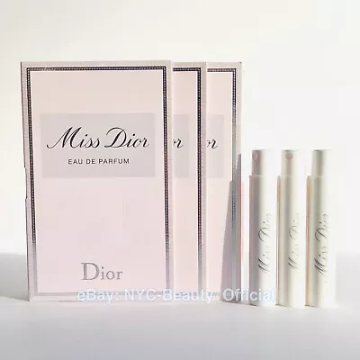 3 X Dior Miss Dior Eau De Parfum EDP Sample Spray 1ml Each • $11.99