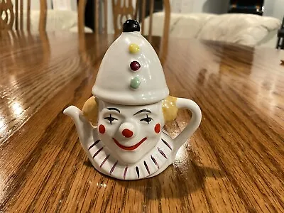 Vintage Artone England Hand Painted Mini Clown Tea Pot • $19.99