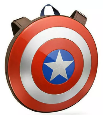 Marvel 75th Anniversary Captain America Shield Backpack LARGE BAG IN STOCK   • $78.96