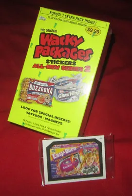 2005 Wacky Packages Ans2 Target Bonus Box @@ Easy-burn @@ (11 Pks/ 6 Per Pack) • $30.95