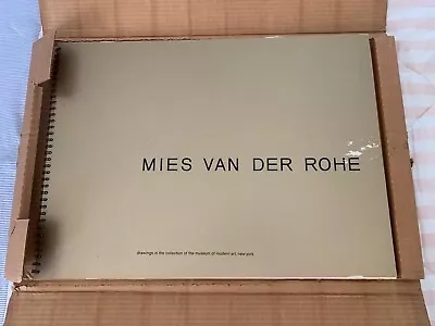 Mies Van Der Rohe Portfolio Of Drawings From MoMA (c. 1969) First Edition Book • $425