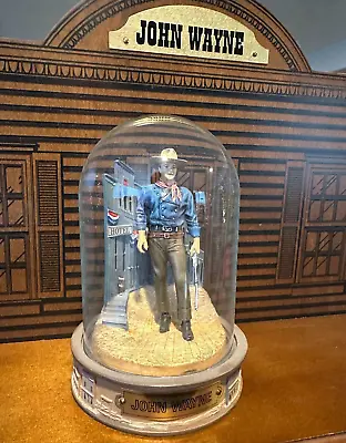 Franklin Mint - John Wayne - Hand Painted - Glass Dome - Limited Edition - Mint • $30