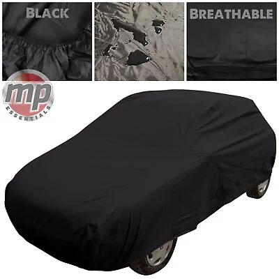 Black Large Indoor & Outdoor Breathable Full Car Cover For Corvette C3 • £28.99