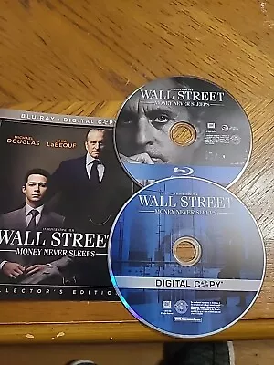 Wall Street: Money Never Sleeps (Blu-ray Disc 2010) DISC And Cover Art ONLY *033 • $3