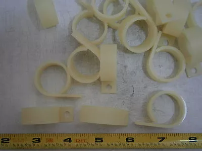 Richco WHC-1000-01 Cable Clamp 1  ID 1.531  Long 1/2  Wide Nylon Lot Of 15 #4467 • $11.95