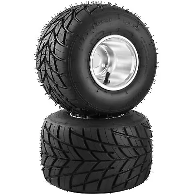 VEVOR Go Kart Wheels Rain Tires Radio Flyer Wagon Tires 11x7.1-5 Front Tires • £92.99