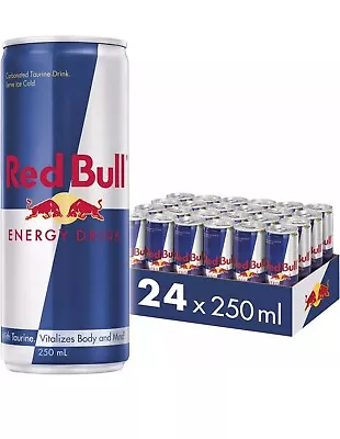 Red Bull Energy Drink-24 X 250ml Vitalizes Body And Mind Redbull • $59.99