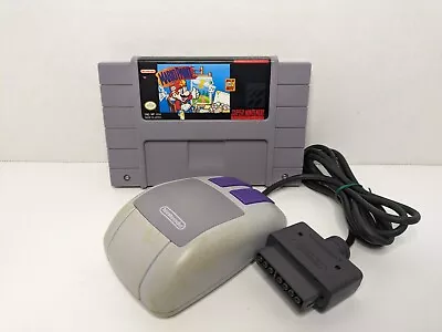 Mario Paint (Super Nintendo Entertainment System SNES 1992) W/ Original Mouse • $19.99