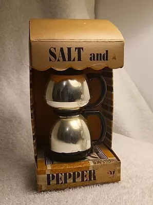 Coffeemaker Drip Coffee Pot Salt & Pepper Shakers Vintage In Original Box • $25