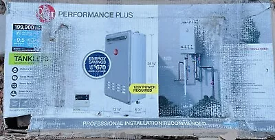 $700 • Buy ECO200XLN3-1 Rheem 9.5 GPM Natural Gas Outdoor Tankless Gas Water Heater