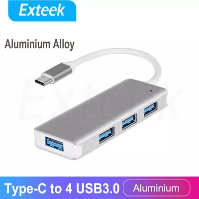 $17.05 • Buy USB 3.1 USB C Type C HUB To 4x USB 3.0 Port Thunderbolt 3 Aluminium Alloy Laptop
