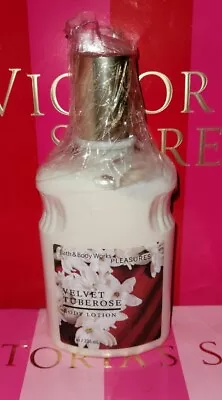 NEE Bath & Body Works Pleasures Velvet Tuberose Body Lotion 8 Oz RARE • $39.99