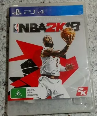 PS4 NBA 2K18 Kyrie Irving (includes Manual Download Booklet Instructions) • $8