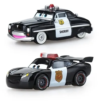 Disney Pixar Police Sheriff NO.95 Lightning McQueen 1:55 Diecast Car Kids Toy US • $14.99