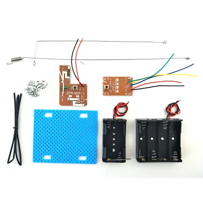 Simple Radio RC Transmitter Receiver Kit For DIY RC Boat Car Projects(27M 4CH)  • $10.99