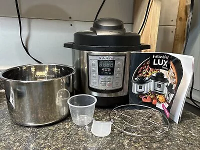 Instant Pot 3 Quart Lux Mini Electric Pressure Cooker 6 In 1 Tested Works  • $34.99