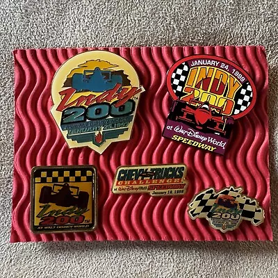 Indy 200 Inaugural Walt Disney World Speedway Pin IndyCar Lot Pins Set Of 5 • $30