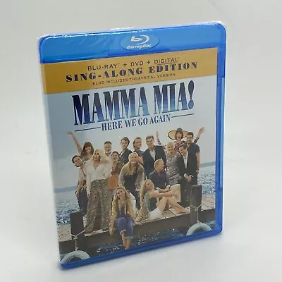 Mamma Mia! Here We Go Again Blu Ray + DVD Set Brand New In Wrap! • $7.50