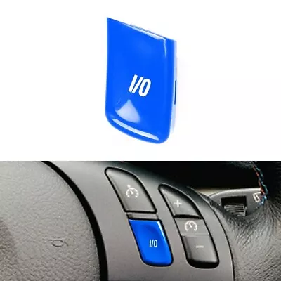 Perfect Fit Blue Steering Wheel Button Cover For BMW E46 M3 98 04 Replacement • $35.99