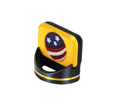 Intulon Premium Eyeglass Holder Magnetic Unisex - USA Flag Gold Trim • $12.99