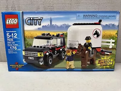 LEGO CITY 7635 4WD With Horse Trailer NEW SEALED • $55