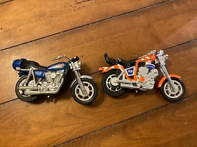 Lot Lanar 900 ZS & Matchbox Harley Davidson Motorcycle Pull String Toy Working • $12