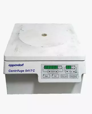 Eppendorf Centrifuge 5417C Speed Calculator Micro Test Tube Microfuge Hinz • $217