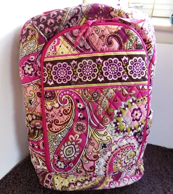 Vera Bradley Large Backpack ~ Very Berry Paisley Pattern 16 X 12 X 6 1/2  Nice • $34.99