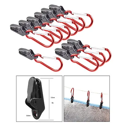 $9.10 • Buy 10x Durable Tarp   Clamps Holding Up Hiking Canopy Lock 