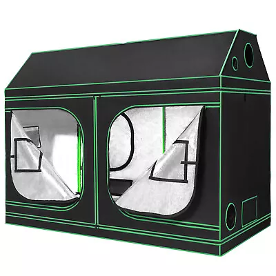 $221.95 • Buy Grow Tent Kits Mylar Hydroponic Room Indoor Plants Grow System Aluminum 600D