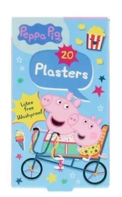 Peppa Pig Plasters 20 Latex Free Washproof • £2.99