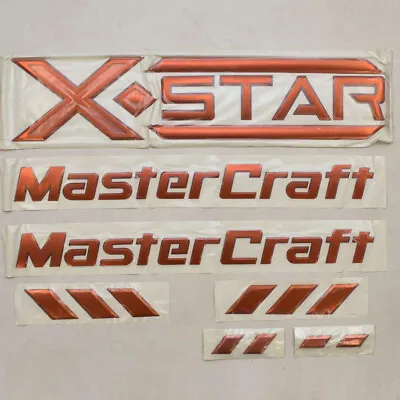 MasterCraft Boat 7501593 X-Star 2013 Orange Decal - Set Of 7 • $466.89