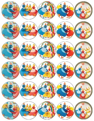 Twirlywoos X 30 Cupcake Toppers Edible Wafer Paper Fairy Cake Toppers • £2.70