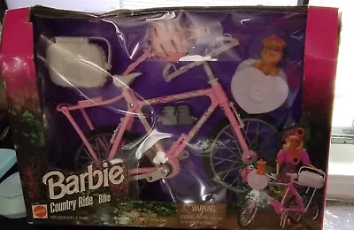 Vintage 1996 Pink Barbie Country Ride Bike Mattel No. 67560 NIB • $5