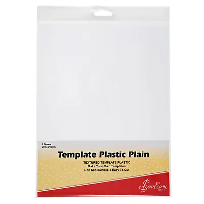 Quilting Craft Template Plastic Sew Easy Plain Plastic Making Template Non Slip • £5.50