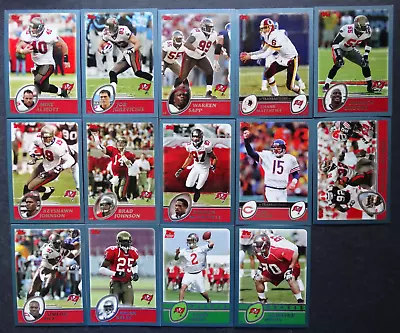 2003 Topps Tampa Bay Buccaneers Team Set Of 14 Football Cards • $11.99