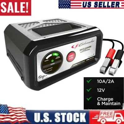 Electric Fully Automatic Battery Charger/Maintainer 10 Amp/2Amp 12V Car Chargers • $70.67