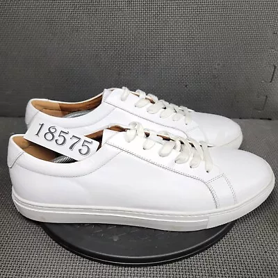New Republic X Mark McNairy Shoes Mens Sz 13 White Low Top Sneakers • $50