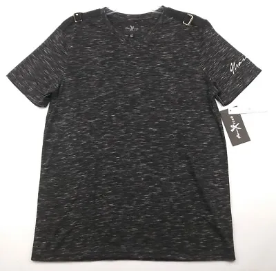 NWT Marc Ecko Cut Sew Men's Large Black Short Sleeve Tee T Shirt V Neck • $20